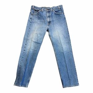 Vintage Orange tag 505 Levi's Light Blue Straight-Leg Jeans 38x30